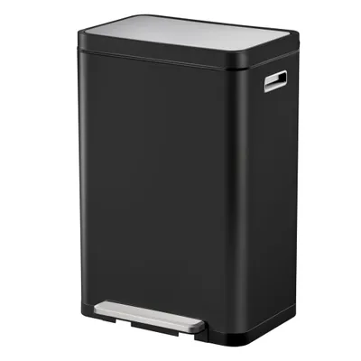 Zdjęcie produktu dla Separator odpadów X-Cubetret 20+20 litrów, stal nierdzewna, czarny