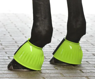 Produktbild von BUSSE Hufglocken Sturdy Klettverschluss Gummiglocken Lime Neon XL