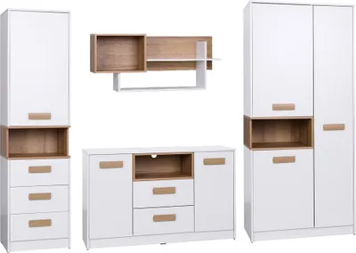 Produktbild von Marmex Grant SET C - Kommode, Kleiderschrank, Wandregal, Standregal