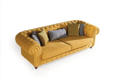 Produktbild von Sofa Couch Polster Couchen Sofas Design Möbel 3 Sitzer Dreisitzer Chesterfield