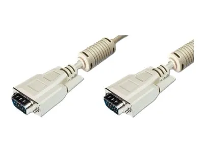 Obrázek produktu pro DIGITUS VGA Monitor Anschlusskabel, HD15/St - HD15/St