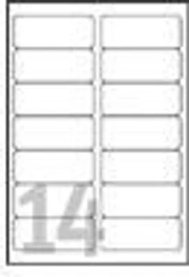 Produktbild von Avery - Etikett Avery J8163-25 99.1X38.1mm Weiß 350 Stücke | Pack von 25 Blättern
