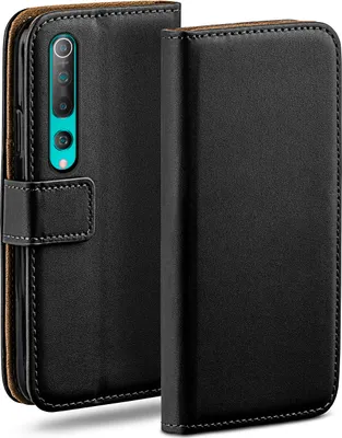 Produktbild von moex® Book Case kompatibel mit Xiaomi Mi 10 - Hülle 360 Grad klappbar, Schwarz