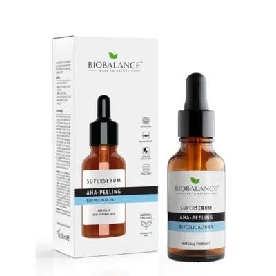 Produktbild von Bio Balance, AHA-Peeling, Peeling und Aufhellung, Nachtserum, fü r Gesicht, 30 ml