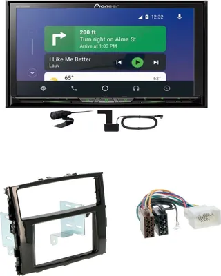 Produktbild von Pioneer AVH-Z9200DAB CarPlay USB MP3 CD Einbauset für Mitsubishi Pajero ab 2015