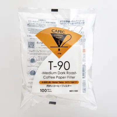 Produktbild von CAFEC Filterpapier Medium-dark Roast Coffee Cup 1, 100 Stück