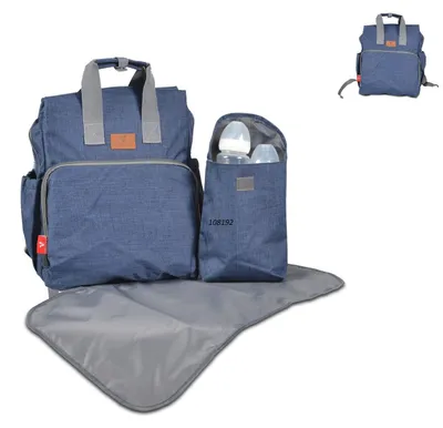 Produktbild von Moni Wickeltasche Lydia, zusätzliche Tasche, Wickelunterlage, Reißverschluss