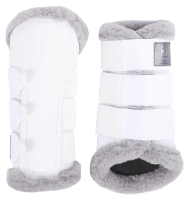 Produktbild von Cavallo Cavaljoca Reitgamaschen mit atmungsaktivem Mesh, Farbe:white, Größe:M