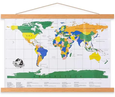 Productafbeelding van Magnetische postersrail, 61x91,5 cm, met teaklook, houtlook