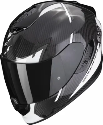 Image de Casque moto SCORPION EXO-1400 EVO CARBON AIR KENDAL noir/blanc XXL