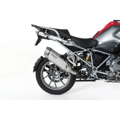 Produktbild von BOS Slip-on Endtopf Desert Fox Edelstahl matt für BMW R 1200 R/RS, 16- (Euro4) für R 1200 R - 92 KW
