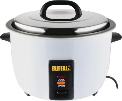 Produktbild von Gastro Reiskocher Buffalo – 4,2L Trockenreis, 10L Kapazität, Antihaft-Innentopf, 230V