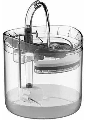 Produktbild von Automatischer Trinkbrunnen für Katzen 1,8 l Flüsterleise <38 dB, Haustier Trinkspender