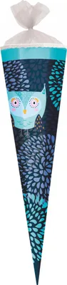 Produktbild von Herlitz Schultüte / Zuckertüte / 85cm / eckig / "Eule"