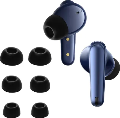 Produktbild von kwmobile 6x Polster kompatibel mit Anker Soundcore Liberty 4 NC - 3 Größen - Silikon Ohrstöpsel In-Ear Kopfhörer