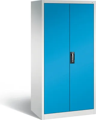 Produktbild von C+P Werkstattschrank | HxBxT 195x93x60cm | Lichtgrau/Lichtblau