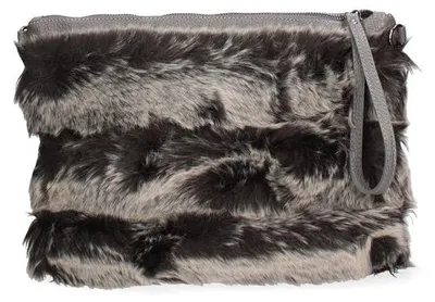 Image de Pochette pour femmes en cuir de cheval véritable, avec bandoulière réglable, fabriquée en Italie
