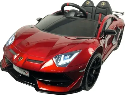 Obrázek produktu pro Dětské elektrické autíčko Lamborghini Aventador RC, 2,4 Ghz dálkové ovládání - dětské autíčko - měkký start - elektrické autíčko pro děti (červené)