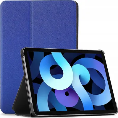 Image de Étui iPad Air 4/5 bleu avec fermeture à rabat