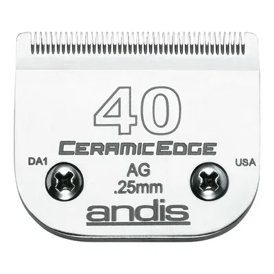 Zdjęcie produktu dla Wymienne ostrze do golarki Andis S-40 0,25 mm z ceramicznym psem