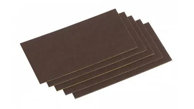 Produktbild von Filz-Zuschnitt selbstklebend, 100 x 200 mm, braun, 5 Stück