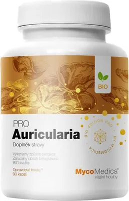 Obrázek produktu pro MycoMedica Auricularia PRO 90 kapslí