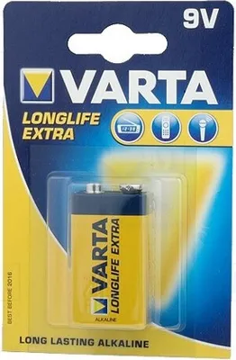 Produktbild von 1x Batterie: alkalisch  6F22 9V Anz.Bat: 1  Batterien