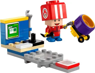 Immagine prodotto di LEGO 30702 Super Mario Mario Kart Toad Pit Stop 39 Pezzi Età 6+
