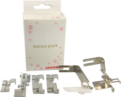 Obrázok produktu pre Sada 6 pätiek a vodičov pre overlock Janome 204D, 990D, 744D