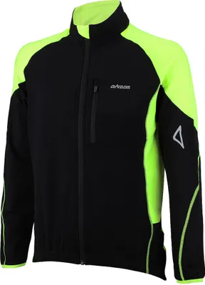 Produktbild von Airtracks Thermo Fahrradtrikot Langarm Pro T M schwarz-neon
