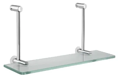Produktbild von Sapho Glasablage zum Einhängen, für Duschabtrennungen, 400x180x125mm, Chrom