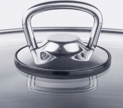 Produktbild von HI Universaltopf Suppentopf mit Glasdeckel und Dampfloch Induktion 20L