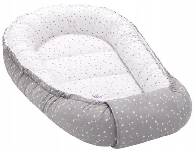 Produktbild von Jukki - Babynest Kokon Comfort 100x55 cm – Nestchen zweiseitig, mitwachsend – Twinkle Stars