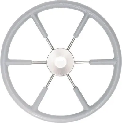 Immagine prodotto di Volante VETUS in acciaio inox Ø450mm con bordo grigio | KS45G