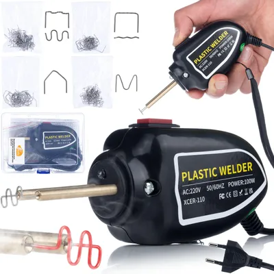 Image de Rosfix Kit Strong Cosmico RSC100W – Poste à Souder Plastique 100 W, LED, 400 Pinces, 230 V | Réparation, Bricolage, Automobile