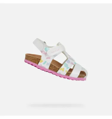 Produktbild von Geox Weiße Mädchensandalen Sandal Chalki 23
