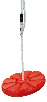 Produktbild von Best Sporting Tellerschaukel aus Kunststoff 28 cm, rot mit verstellbarem Seil