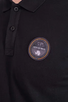 Zdjęcie produktu dla NAPAPIJRI - Męska koszulka polo z naszywką z logo - Rozmiar S