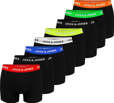 Produktbild von JACK&JONES 8er Pack - Herren Boxershorts aus Baumwolle, Unterhosen für Männer, M