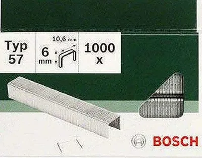 Produktbild von Bosch  Klammern Typ 57 - 10.6 x 1.25  x 8 mm 1000 Stk.2609255846