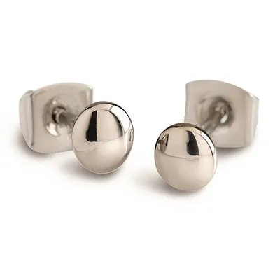 Image de Boccia 05013-01 Titane Boucles d'oreilles rondes