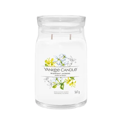Produktbild von Yankee Candle Midnight Jasmine, Zylinder, Weiß, Jasmin, Neroli, 90 h, 1 Stück(e)