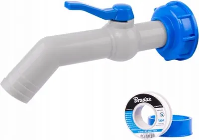 Image de Robinet Bradas IBCS60-GTM451025 à 45° pour tuyau de 32 mm