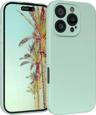 Produktbild von EAZY CASE - TPU Hülle für Apple iPhone 16 Pro, TPU Case stoßfeste Handyhülle, weiches Cover mit Kameraschutz, Silikonhülle in Grün