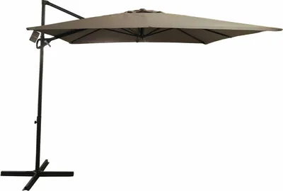Zdjęcie produktu dla Duży parasol ogrodowy SEATTLE 250 cm beżowy