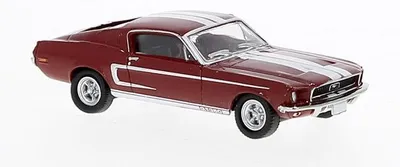 Produktbild von Brekina PKW Ford Mustang Shelby GT 350, rot/weiß 19605