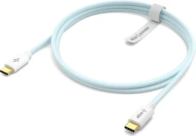 Produktbild von AlzaPower CompactCore USB-C auf USB-C 2.0, 100W, 2m - hellblau
