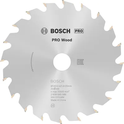 Produktbild von PRO Wood Kreissägeblatt, 140 x 2,4 x 20 mm, Z20