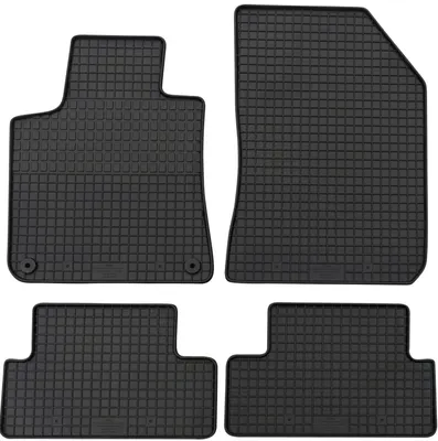 Produktbild von für Peugeot 308 ab 09/2013 Passform Fußmatten PETEX Gummimatten 4-teilig schwarz Allwettermatten Gummifußmatten