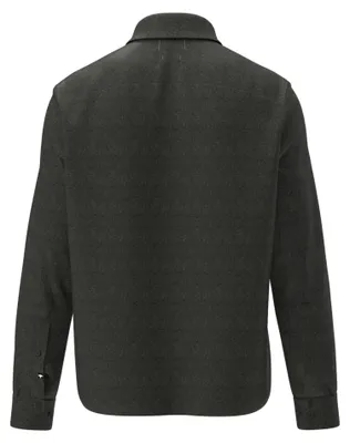 Produktbild von Fynch-Hatton Herringbone Linen Overshirt dark khaki L